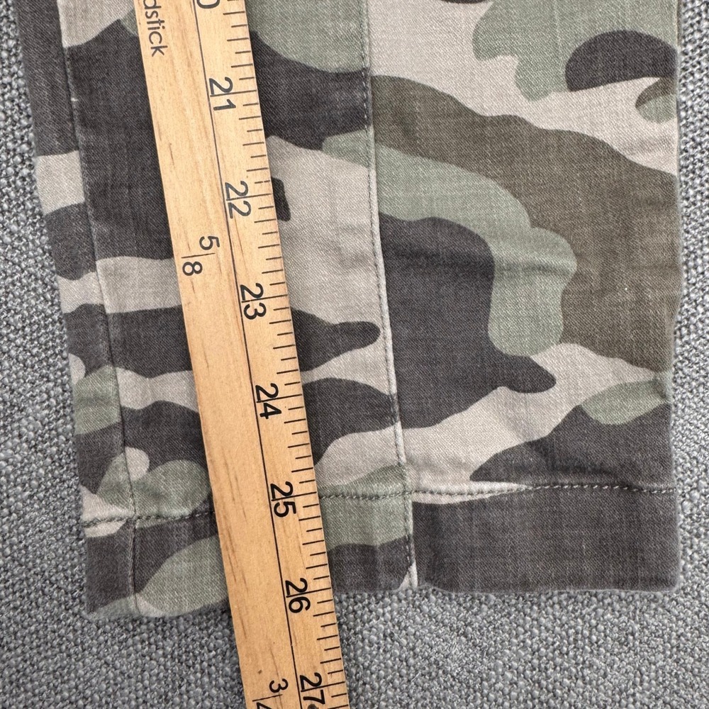 J.Crew Womens Camo Cargo Pants Slim Stretch Green Camouflage J7311 Size 28 - Picture 10 of 16